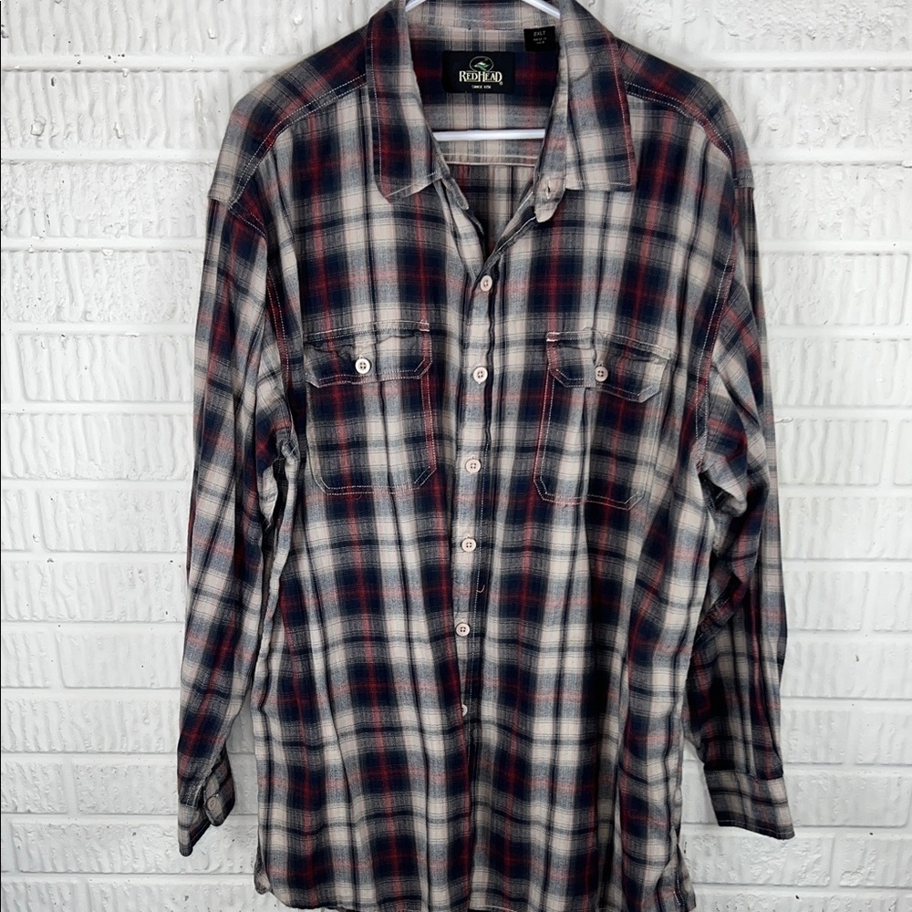 Redhead Plaid Flannel Shirt